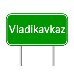 Vladikavkaz road sign.