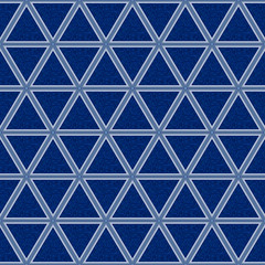 Blue jeans background with rhombs