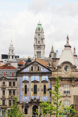 Fototapeta na wymiar View of old town of Porto, Portugal