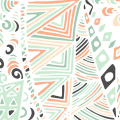 Zentangle ornament. Colorful texture for backgrounds. Made by trace from personal hand drawn sketch.