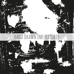 Ink hand drawn textures. Can be uses for wallpaper, background of web page, scrapbooking, party decorations, t-shirt designs, cards, prints, postcards, posters, invitations, packaging and so on.