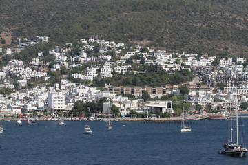 Bodrum Town in Aegean Coast of Mugla, Turkey
