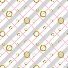 Vector seamless striped pattern.