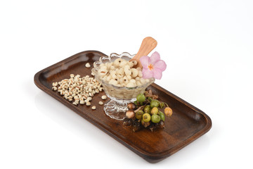 Job's tears boil, dessert of Thailand medicinal properties.