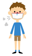 体調不良のこども