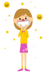 花粉症のこども