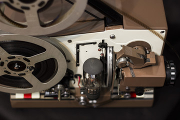 Vintage film projector