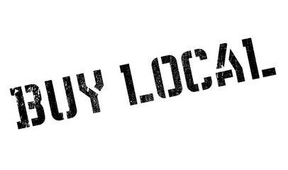 Buy local stamp. Grunge design with dust scratches. Effects can be easily removed for a clean, crisp look. Color is easily changed.