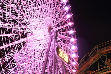 よこはまコスモワールドの観覧車(夜景)