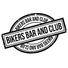 Bikers Bar And Club rubber stamp. Grunge design with dust scratches. Effects can be easily removed for a clean, crisp look. Color is easily changed.