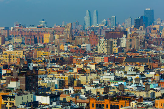 Aerial view of New York City