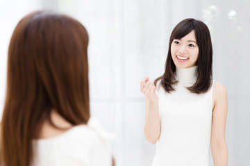 young asian women talking