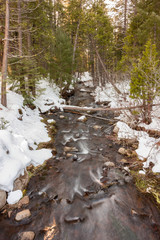 Snowy Stream in Winter 1