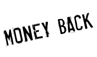 Money back stamp. Grunge design with dust scratches. Effects can be easily removed for a clean, crisp look. Color is easily changed.