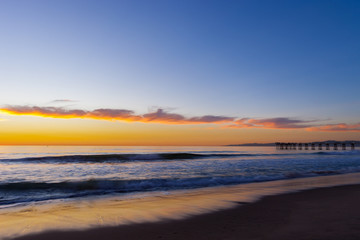 Colorful Sunset at Ocean Beach 1