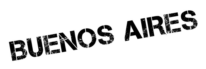 Fototapeta premium Buenos Aires rubber stamp. Grunge design with dust scratches. Effects can be easily removed for a clean, crisp look. Color is easily changed.