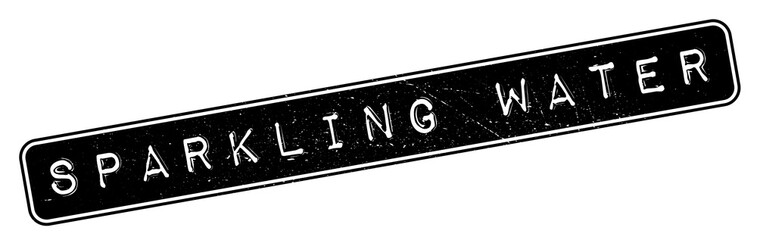 Sparkling Water rubber stamp. Grunge design with dust scratches. Effects can be easily removed for a clean, crisp look. Color is easily changed.