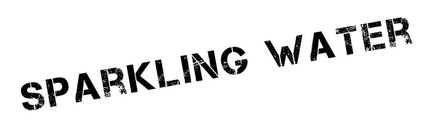 Sparkling Water rubber stamp. Grunge design with dust scratches. Effects can be easily removed for a clean, crisp look. Color is easily changed.