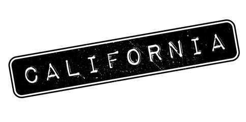 California rubber stamp. Grunge design with dust scratches. Effects can be easily removed for a clean, crisp look. Color is easily changed.