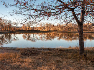 A Rusty Colored Autumn Lake 1