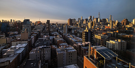 Sunrise in Manhattan New York City