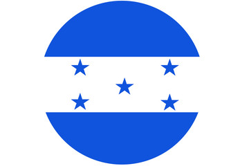 Honduras national flag illustration symbol. Country in central america