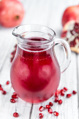 Homemade Pomegranate juice
