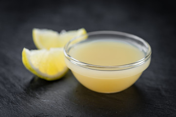 Lemon Juice (selective focus)