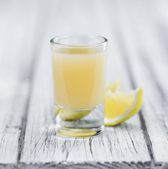 Fresh made Lemon Juice
