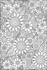 Magic Garden Coloring Page