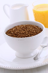 vintage bran cereal breakfast