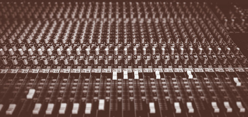 studio recording mixer for music background