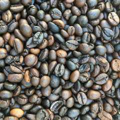 roasted coffee beans, can be used as a background
