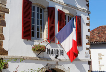 Mairie de La Bastide-Clairence (Pays-basque) / France