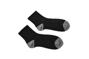 Pair of socks isolated on a white background