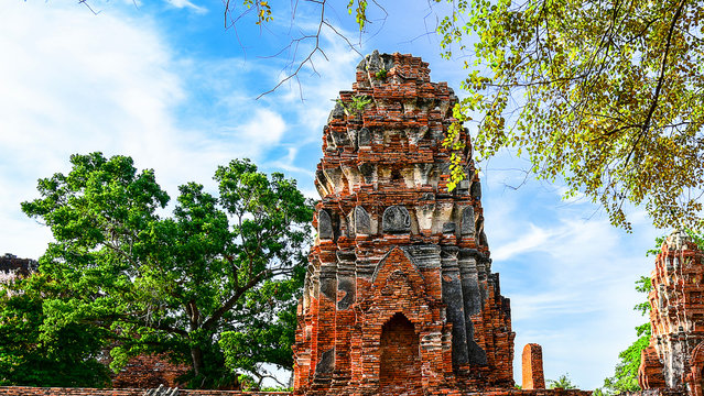 Old Buddhism temple in Thailand