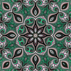 Image de synthèse de fond abstrait fractal