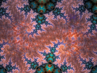 Fototapeta na wymiar Abstract fractal background computer-generated image