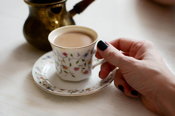 Coffee with milk
