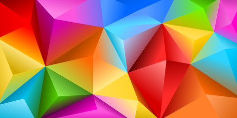 Polygones Abstraits Couleurs