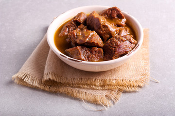 Beef stew with gravy