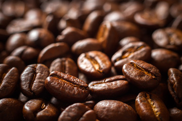 Closeup of coffee beans © avirid