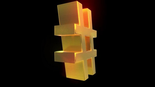 Hash tag hashtag rotate tweet twitter social media network post label pound 4k