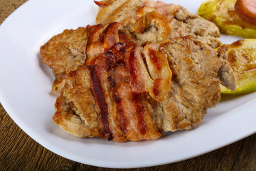 Baked pork