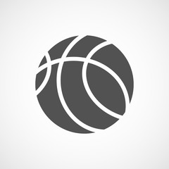black basketball icon