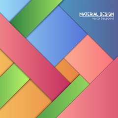 Vector material design background. Abstract creative concept layout template. For web and mobile app, paper art illustration design. style blank, poster, booklet. Motion wallpaper element. Flat ui