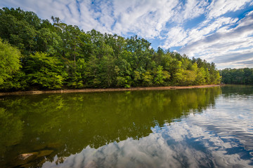 Beautiful clouds over Lake Norman, at Lake Norman State Park, No