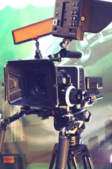 Video camera while filming