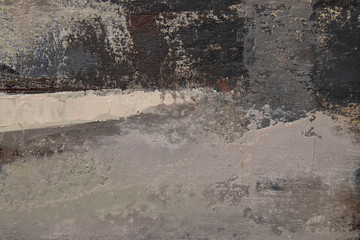 Abstract art background. Oil on canvas. Rough and express brushstrokes of paint. Modern art. Contemporary art.