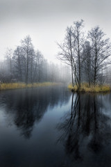 eine winterliche Landschaft im Land Brandenburg